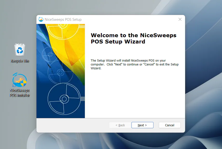 PrizePilot POS installer window