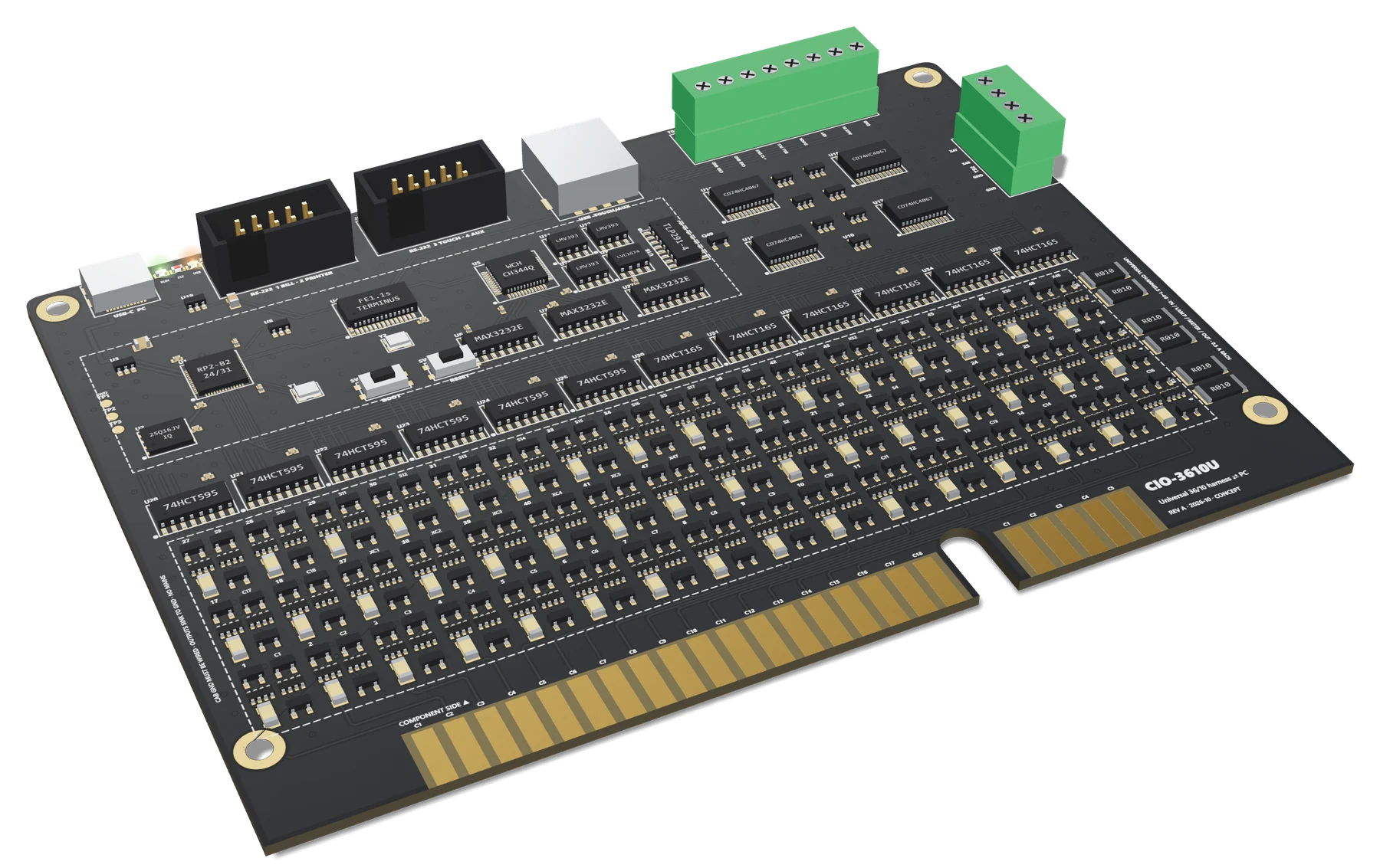 CIO-3610U, 3/4 view