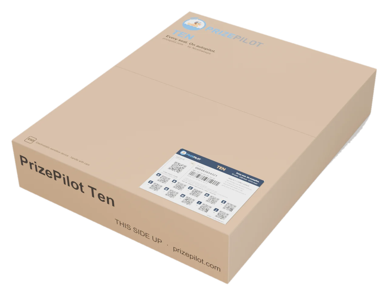 PrizePilot Ten Room Kit box